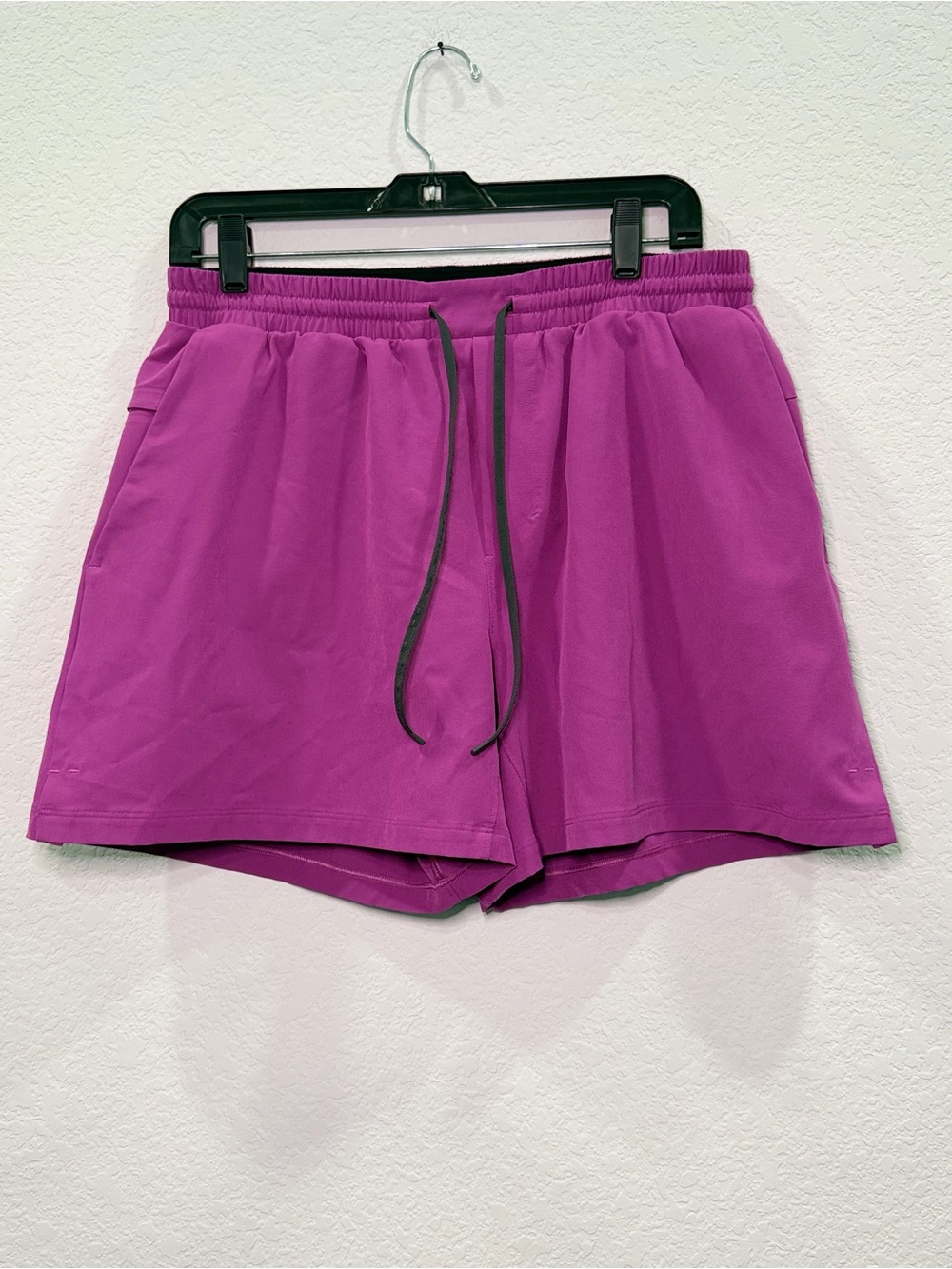 Women's Magenta Lululemon Active Shorts with Drawstring Waist